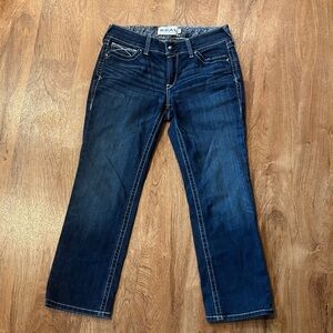 Ariat Women's Dark Blue Straight Leg Jeans 31S (adjustments)